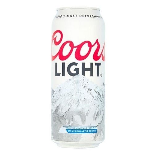 COORS LIGHT CAN 500ml - 4% Vol.