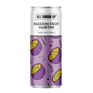 PASSION FRUIT MARTINI ALL SHOOK UP 250ML 4º